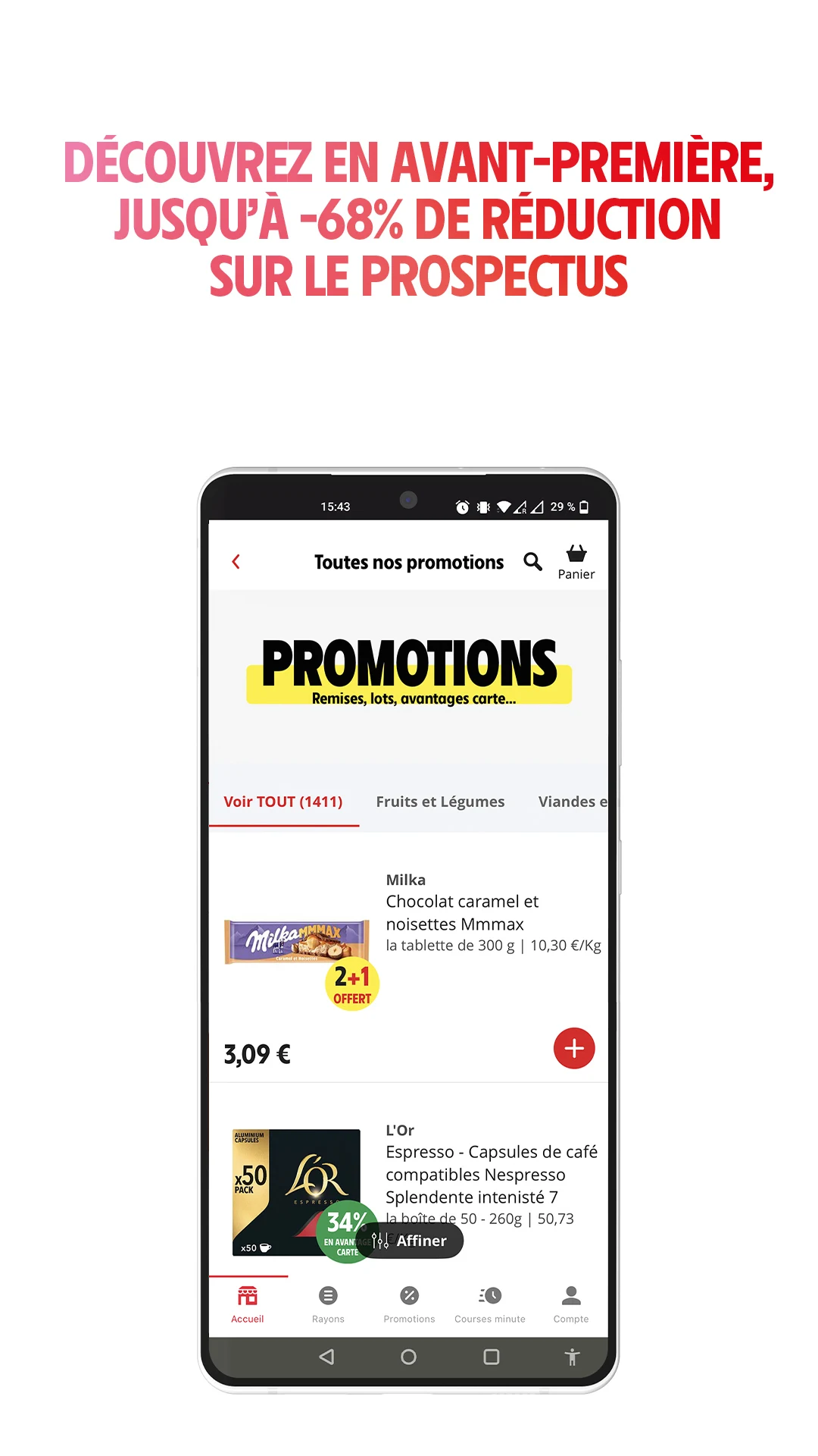 Intermarché – courses en ligne screenshot
