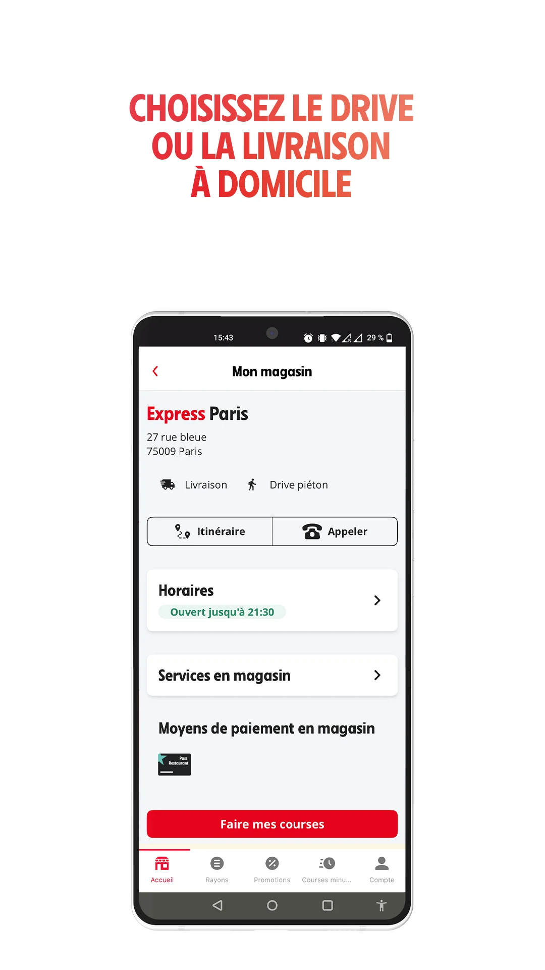Intermarché – courses en ligne screenshot